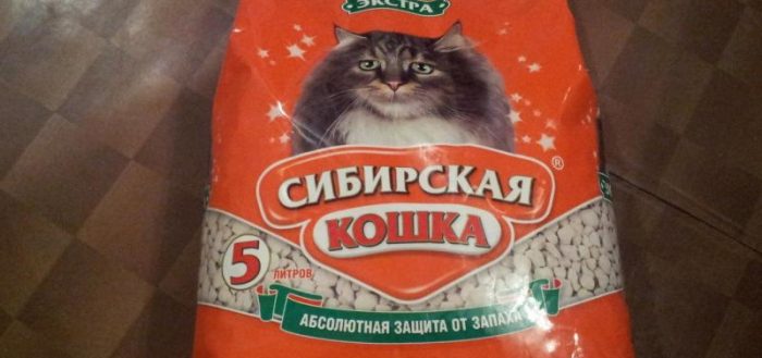 большой пакет наполнителя Сибирская кошка