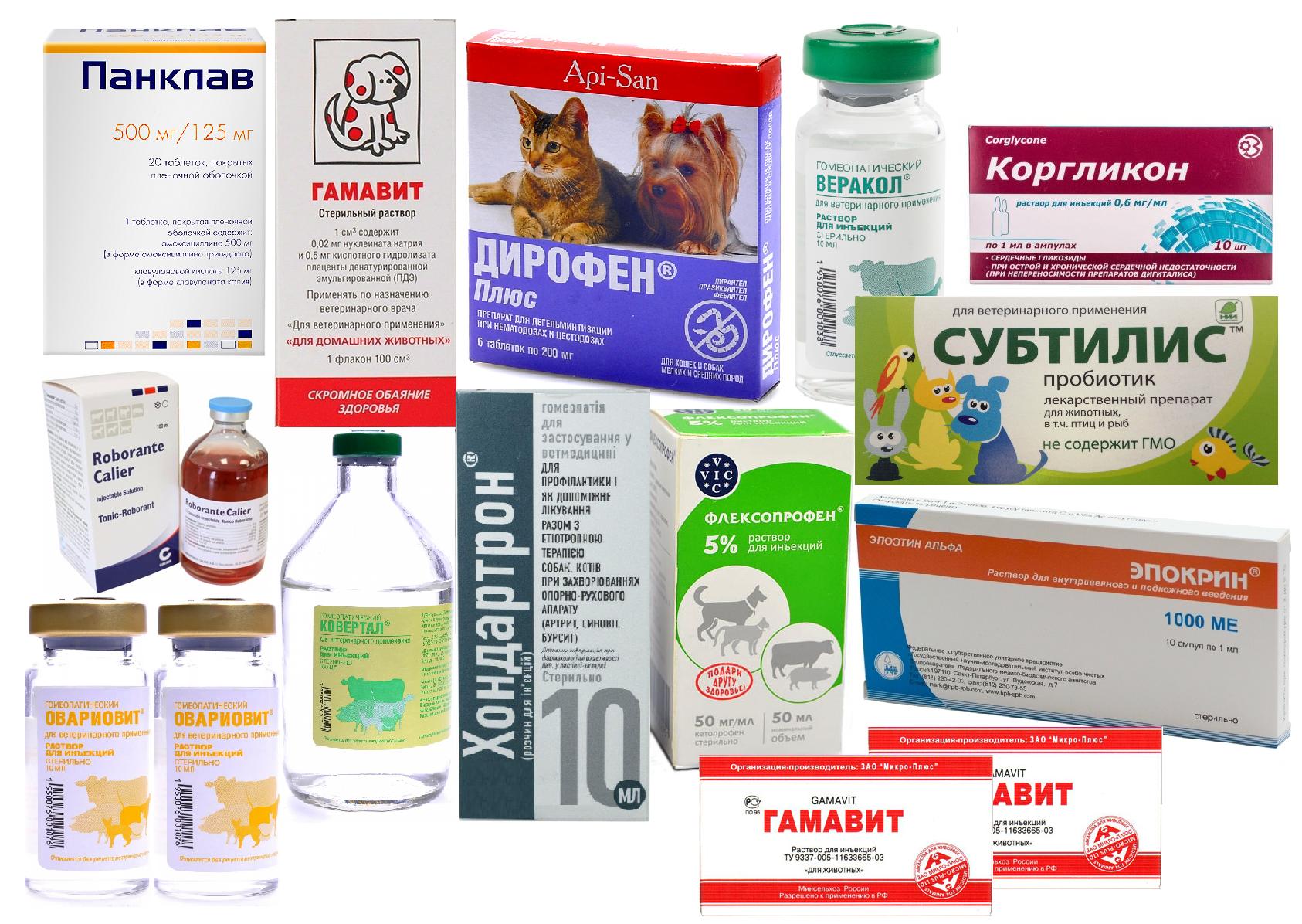 Ветеринарно медицинские препараты