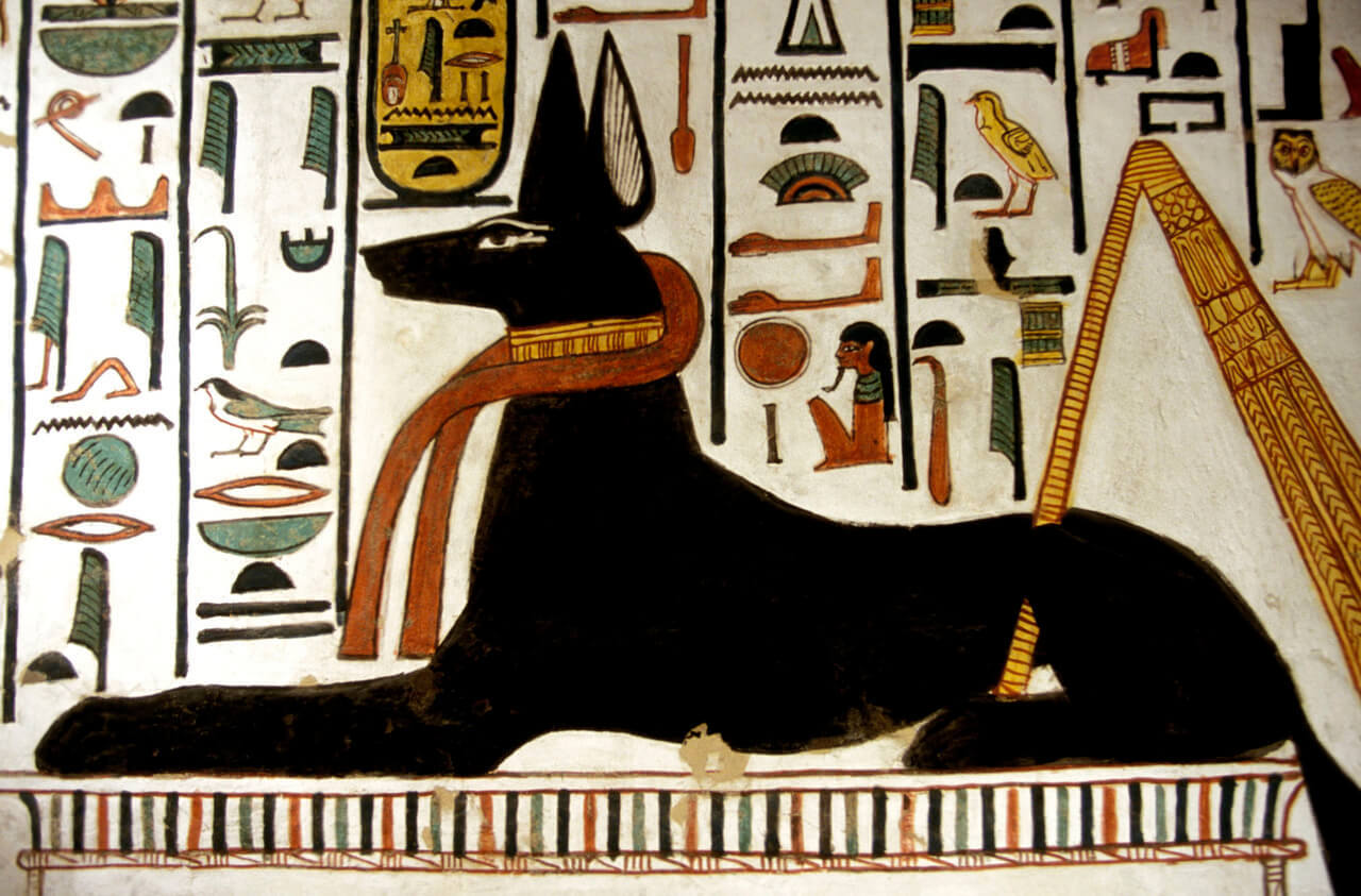 Фараон на букву т. Египетские фрески древний Египет Анубис. Анубис на фресках древнего Египта. Египет Анубис Шакал. Гробница Египет Бог Анубис.